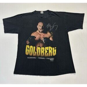 Vintage 1998 WCW Bill Goldberg World Championship Wrestling T Shirt 2XL B13